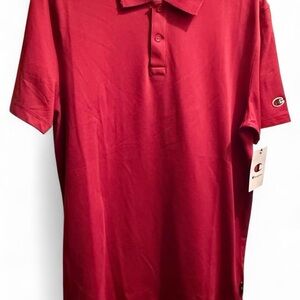 Champion Polo Shirt – Cardinal Red – Small – NWT